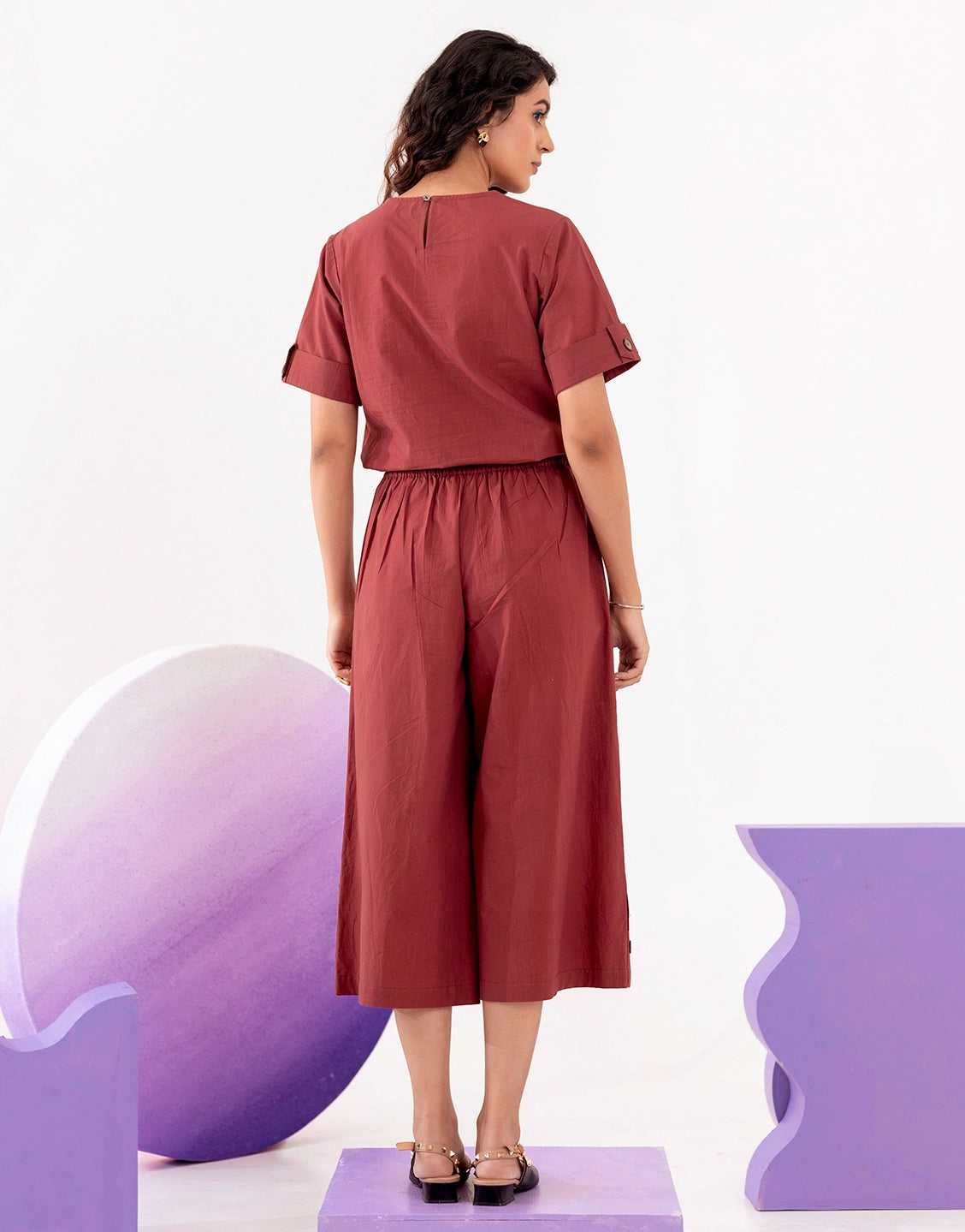 Co-ord Set Flex cotton fabric