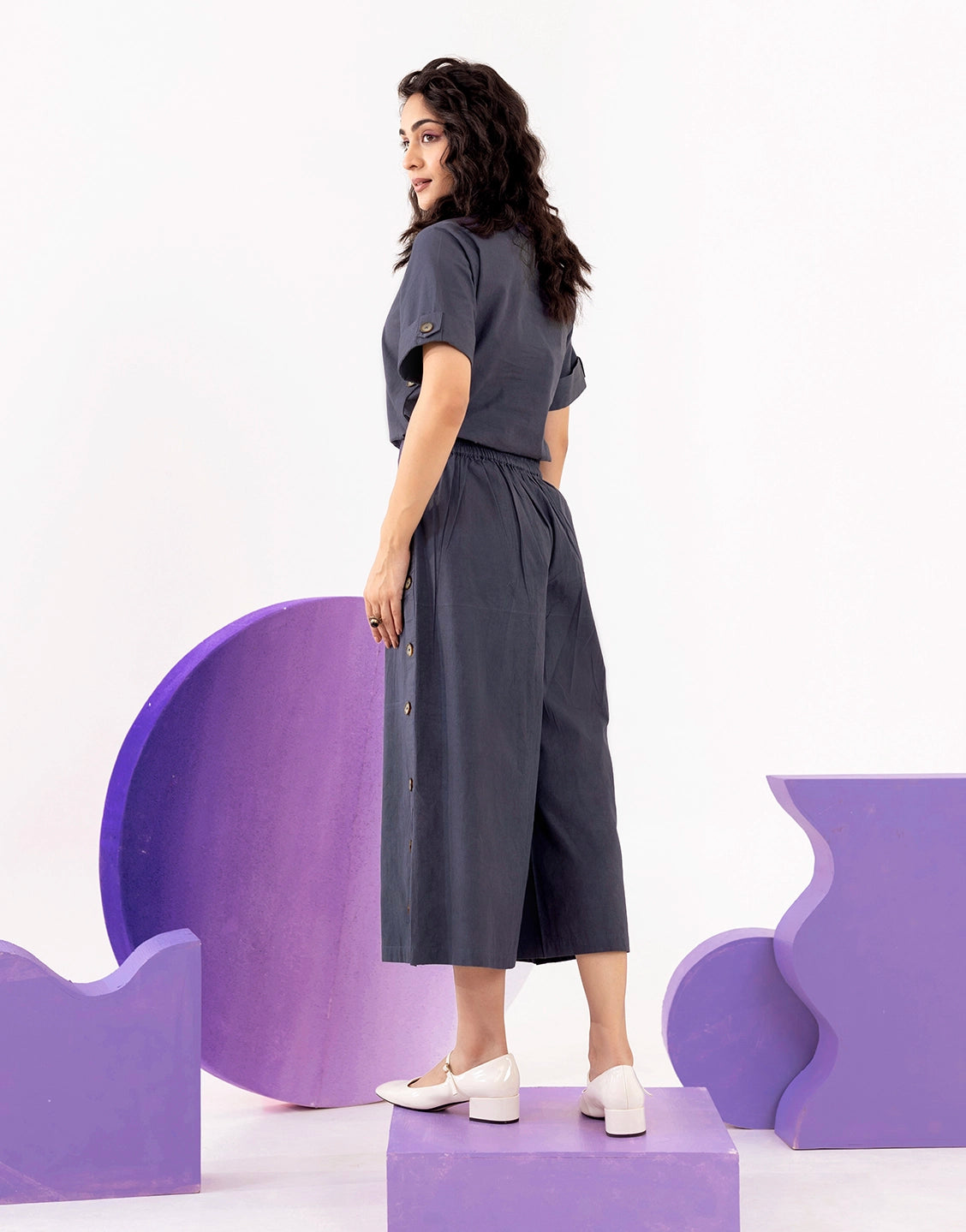 Co-ord Set Flex cotton fabric