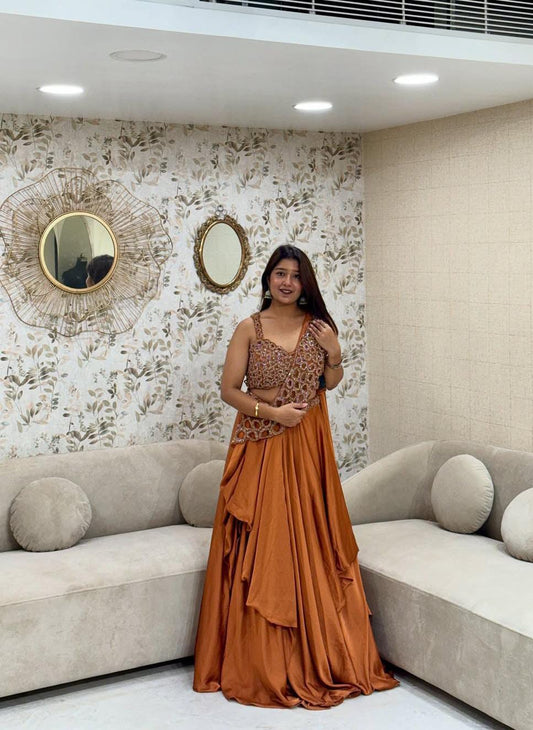 Indowestern lehanga choli