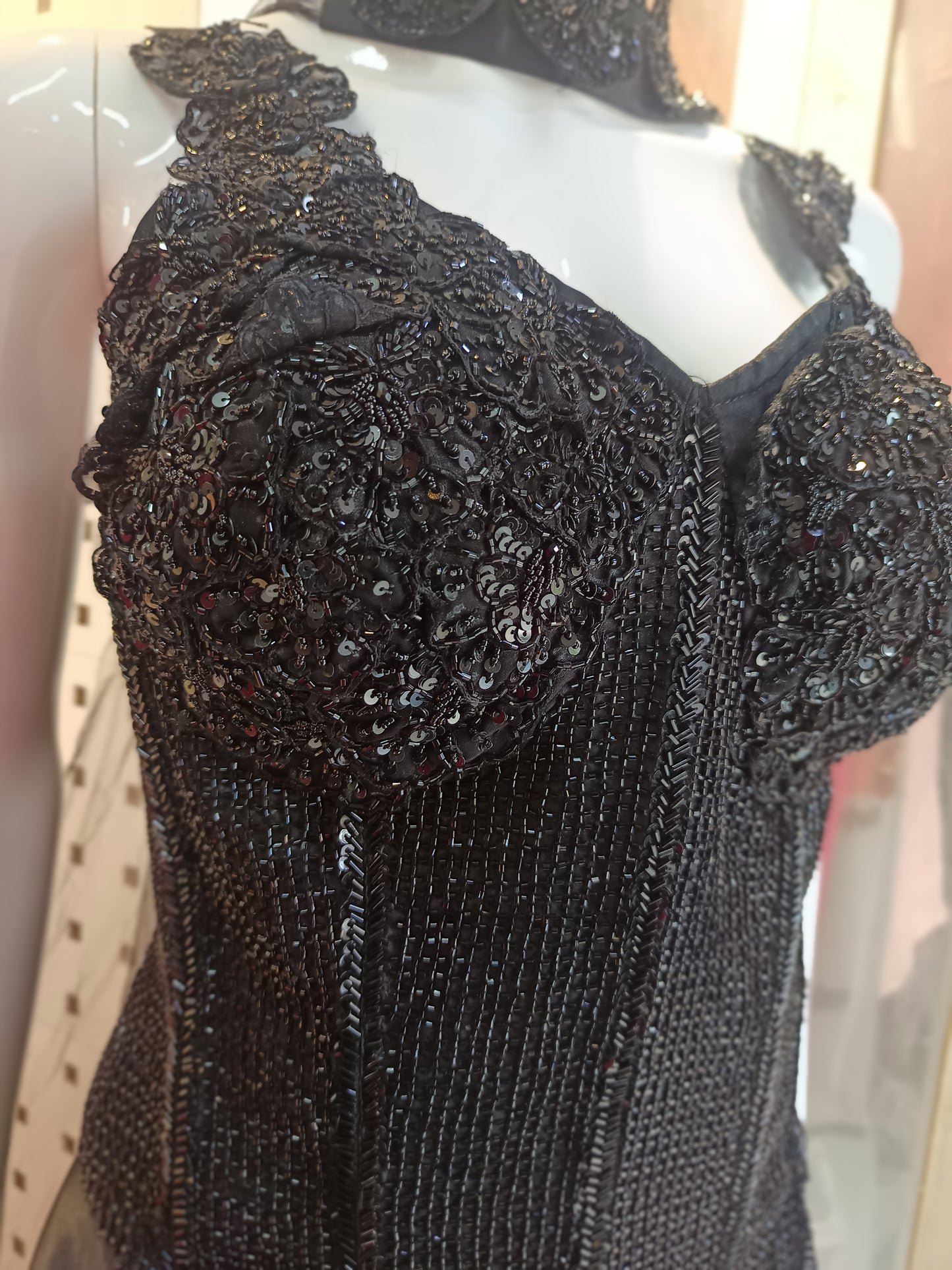 Indowestern drap skirt with codeset top