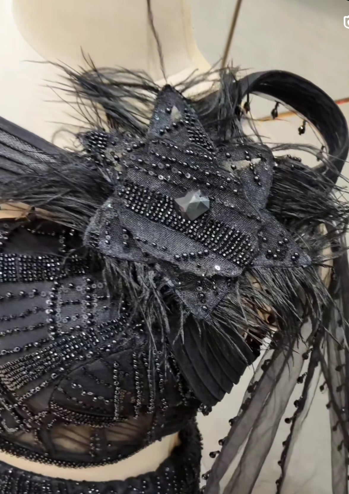 croptop with fishcut skirt