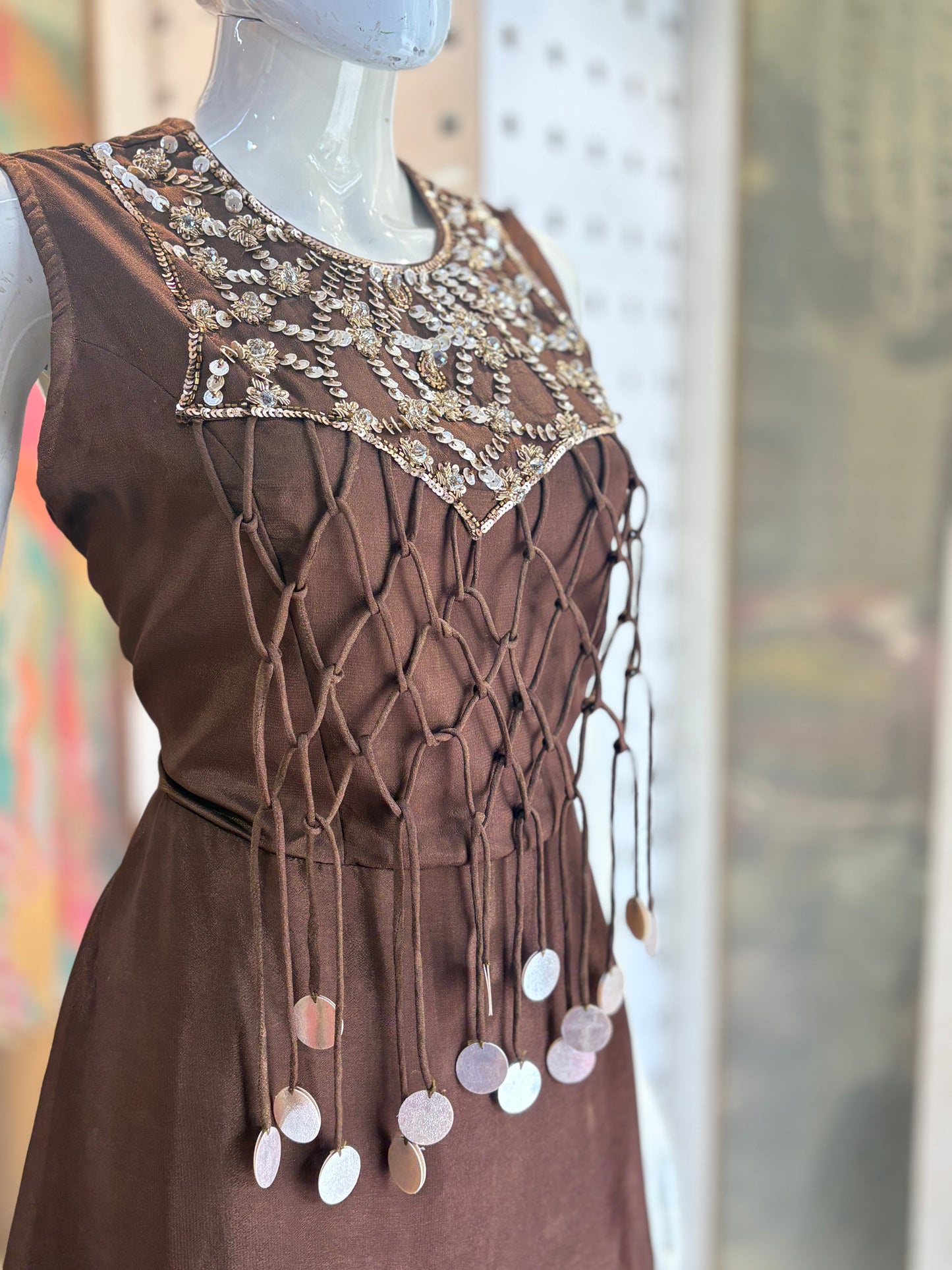 Indowestern up& down kurti with pant