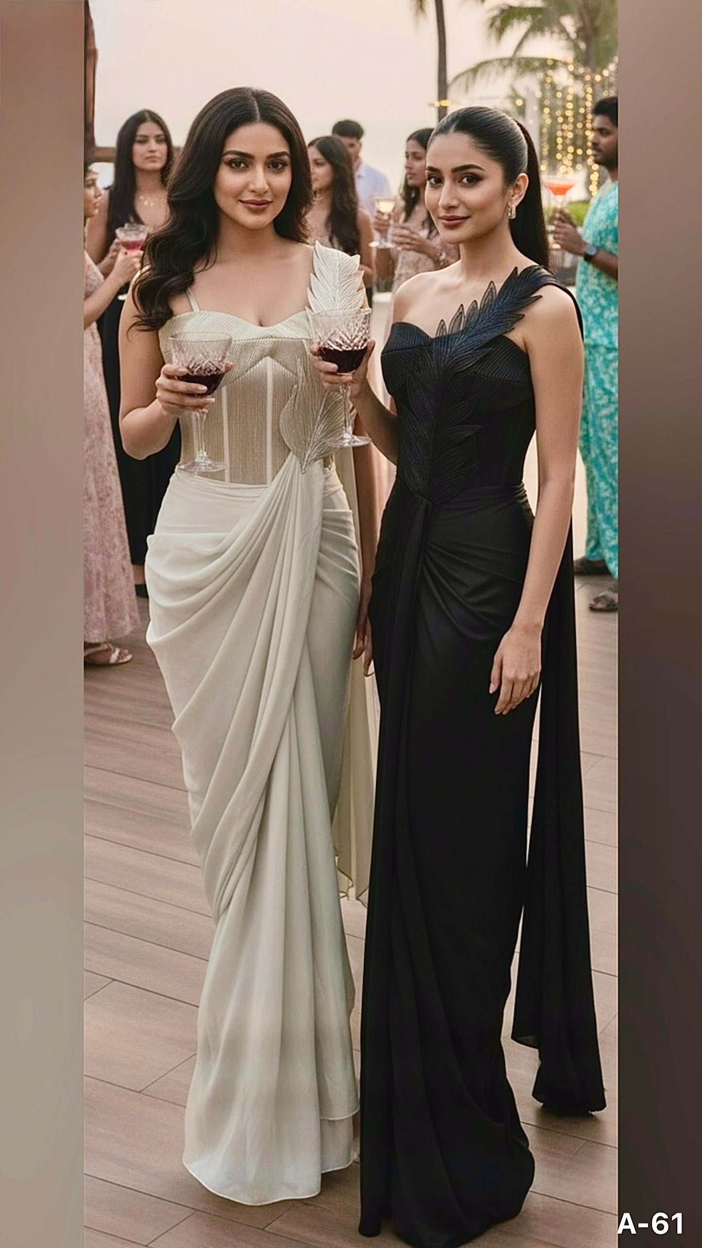 cord set with designer saree