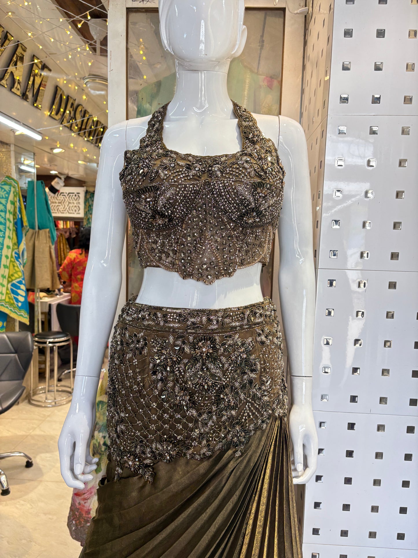 Indowestern lehanga choli