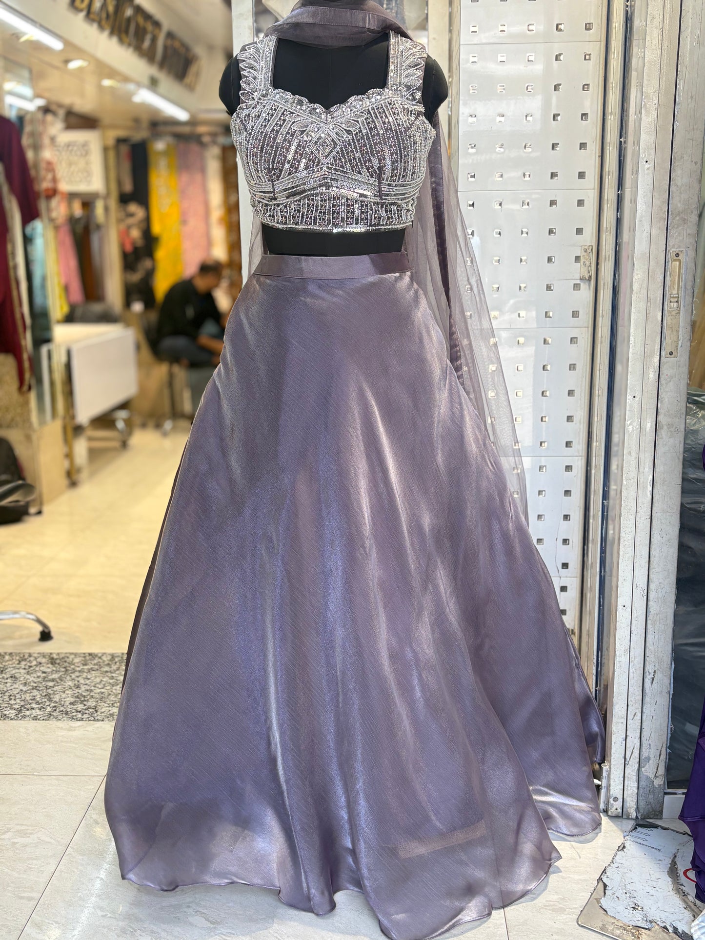 Indowestern skirt  and  heavy choli