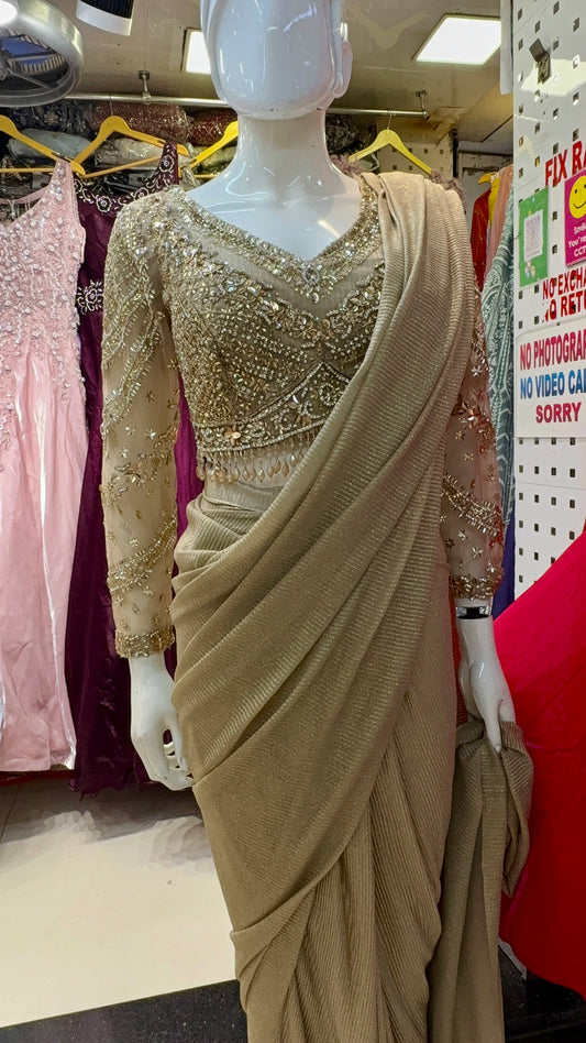 Ready made saree