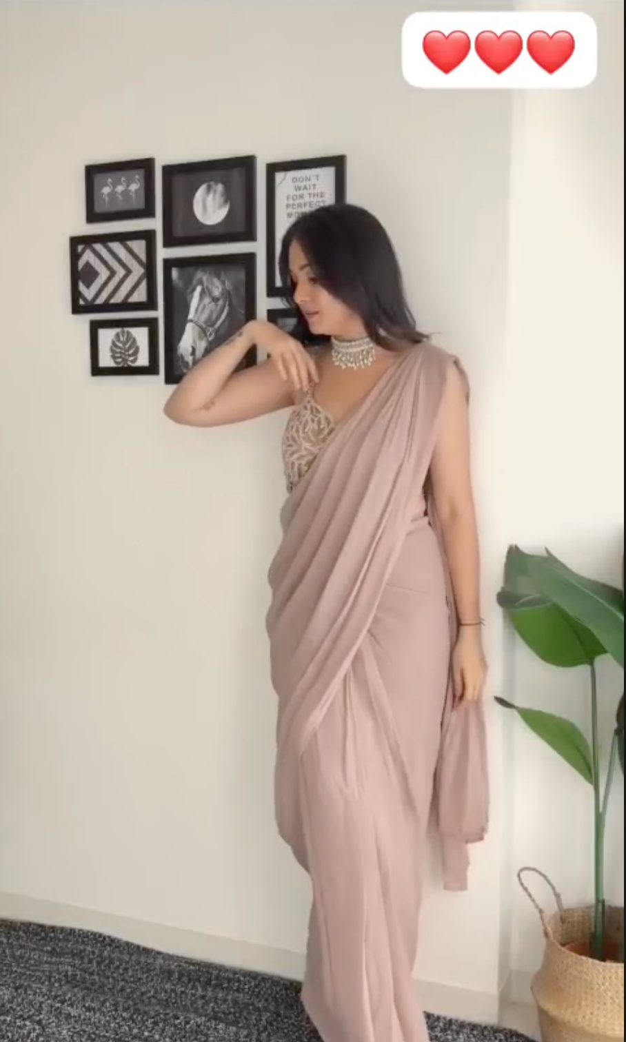 Ready saree