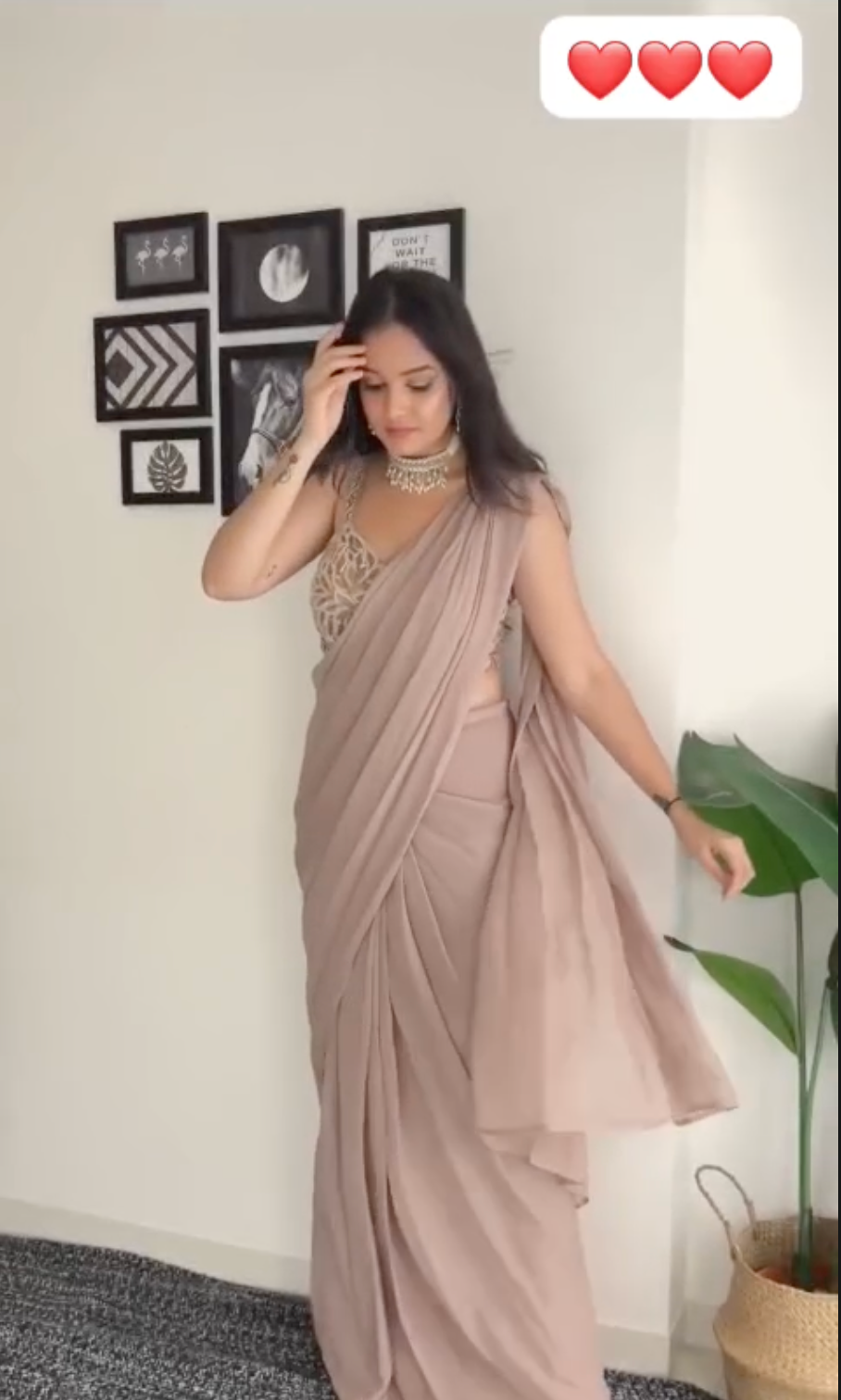 Ready saree