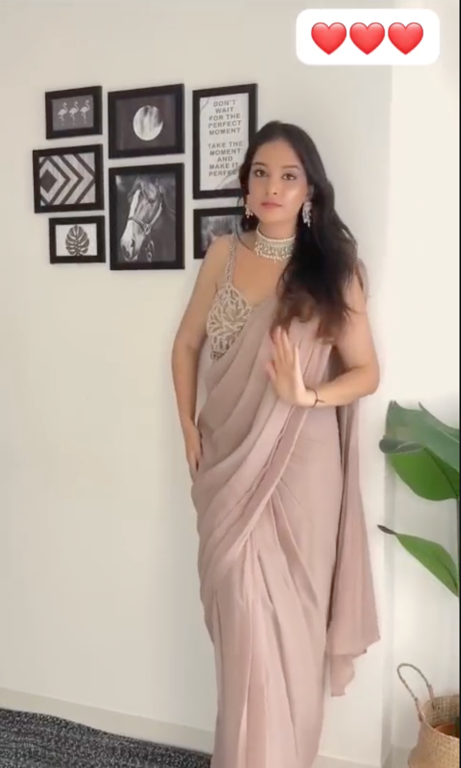 Ready saree