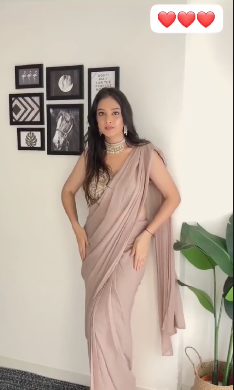 Ready saree