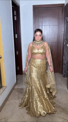 Satyam Crop Top Skirt  Luminous Collection