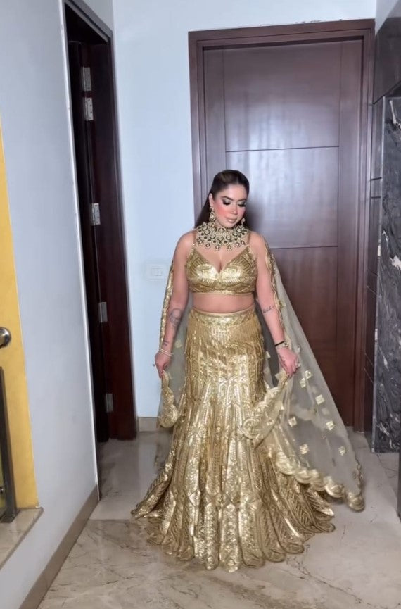 Satyam Crop Top Skirt  Luminous Collection