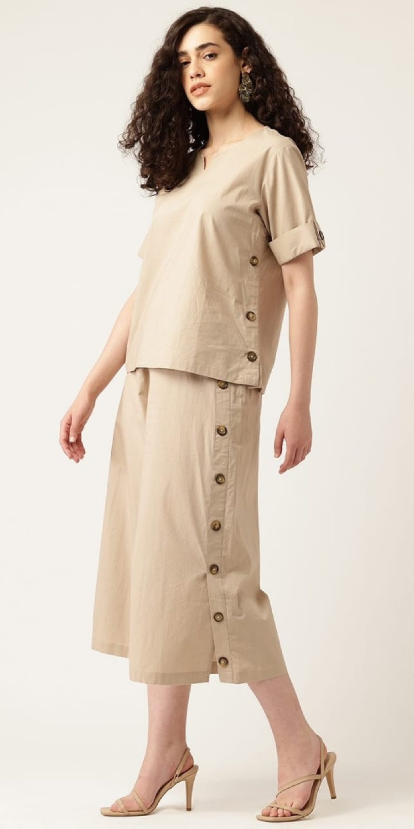 Co-ord Set Flex cotton fabric