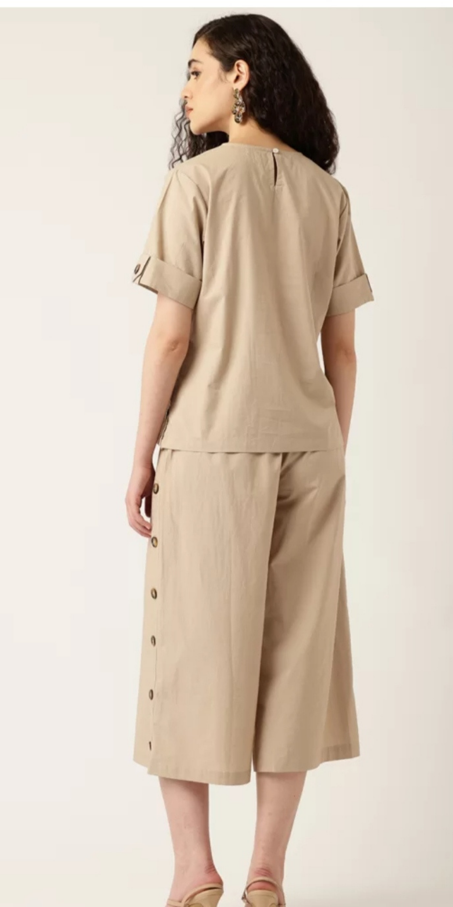 Co-ord Set Flex cotton fabric