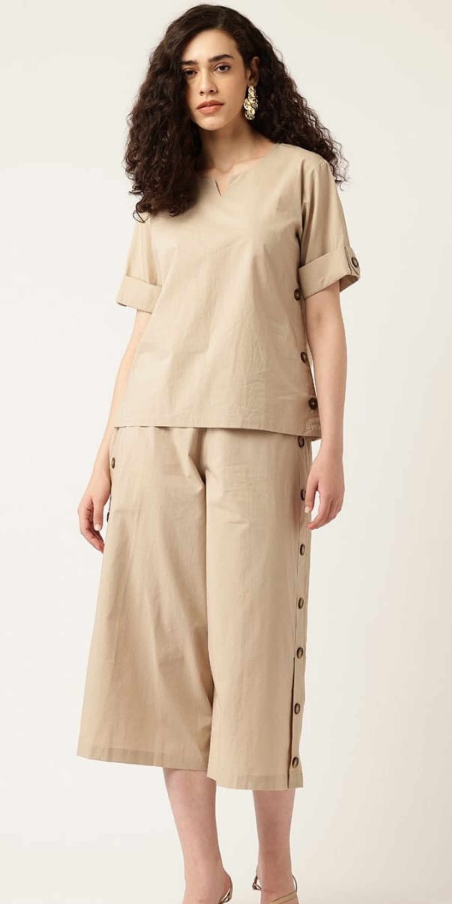 Co-ord Set Flex cotton fabric