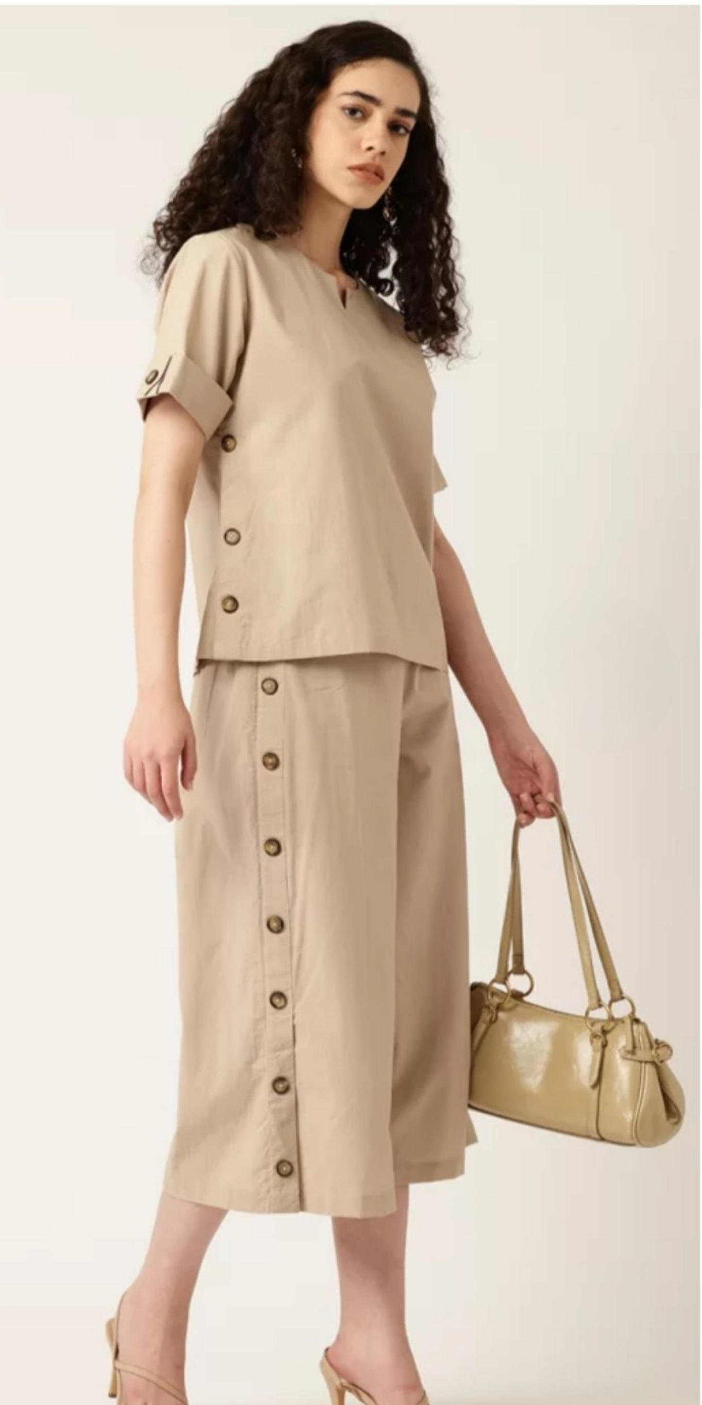 Co-ord Set Flex cotton fabric