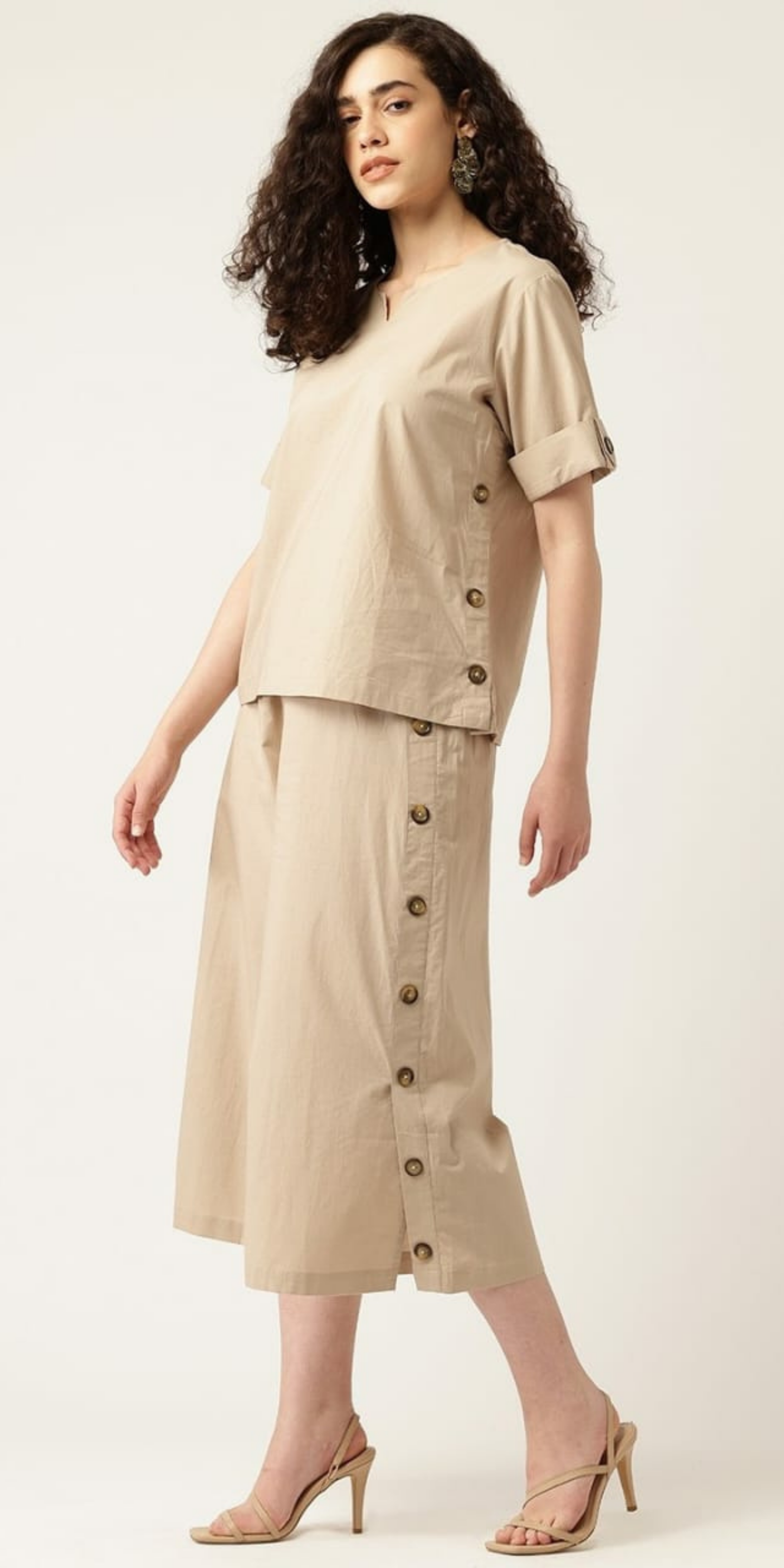 Co-ord Set Flex cotton fabric