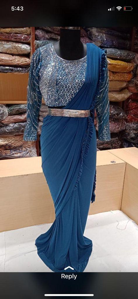 Full sleeve Ready Saree