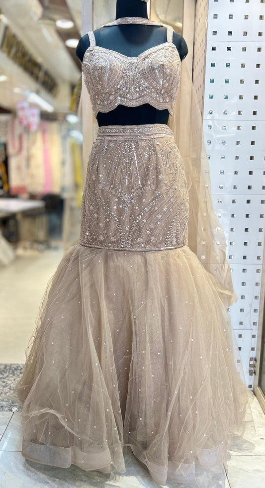 Fishcut Lehanga choli