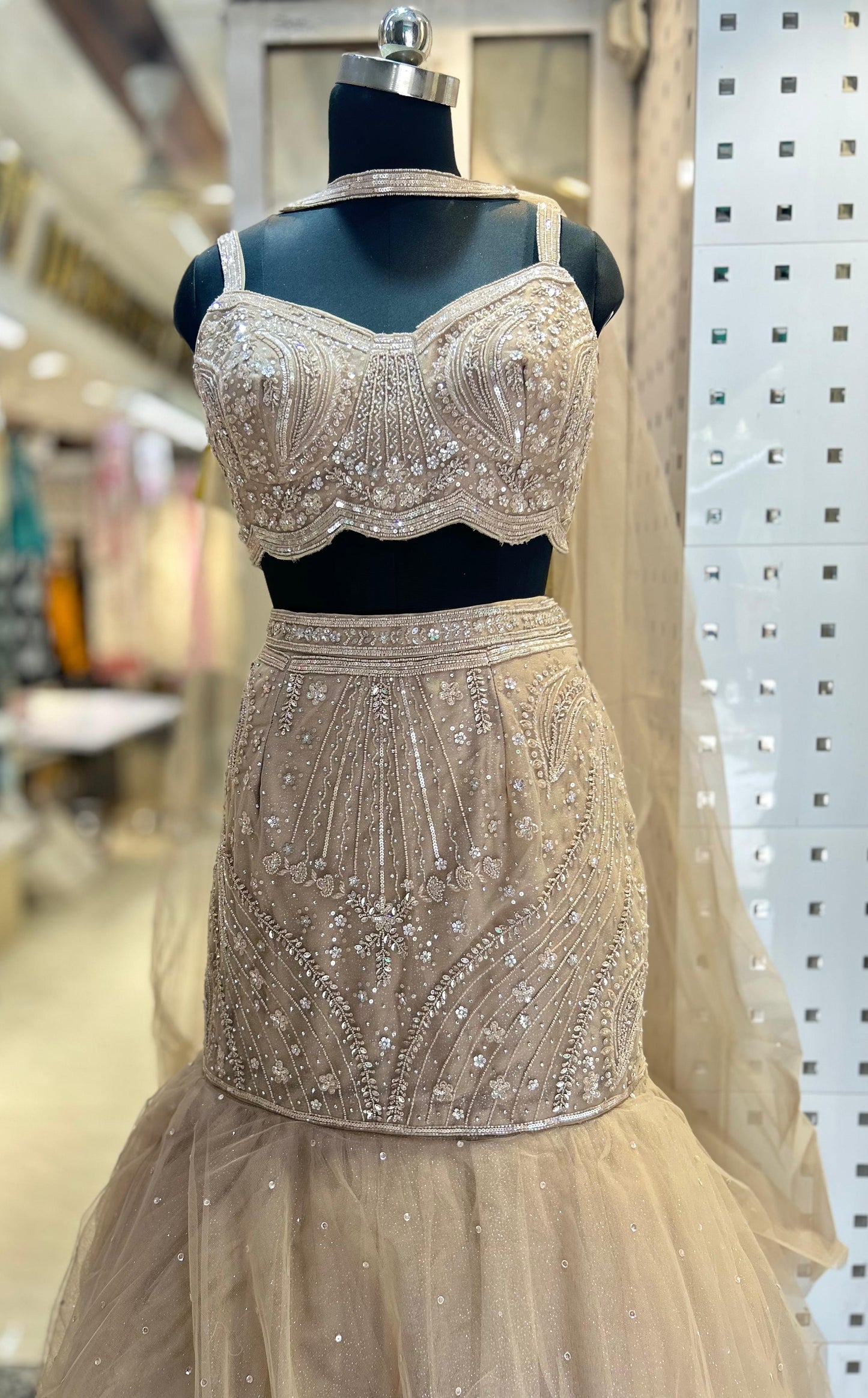 Fishcut Lehanga choli