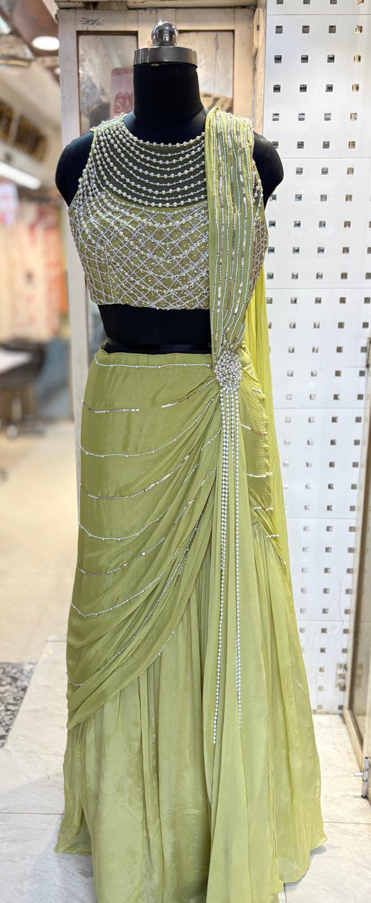 Indo western lehanga