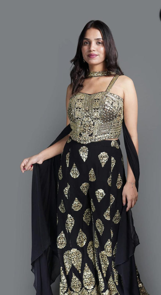 cordset croptop with plazo