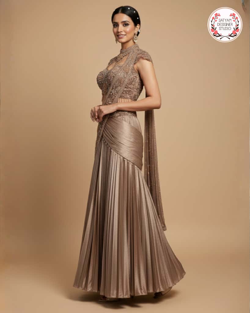 Indowestern lehanga choli