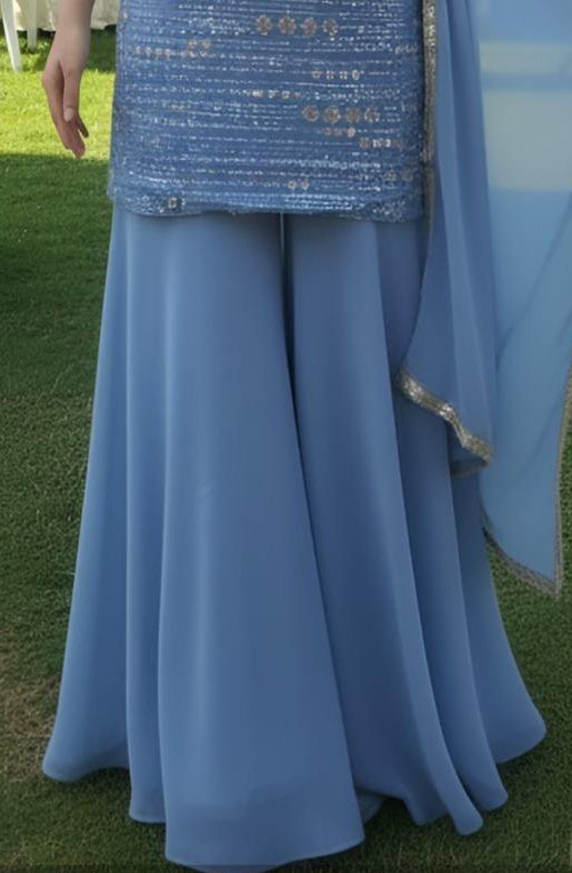 short kurti with divider