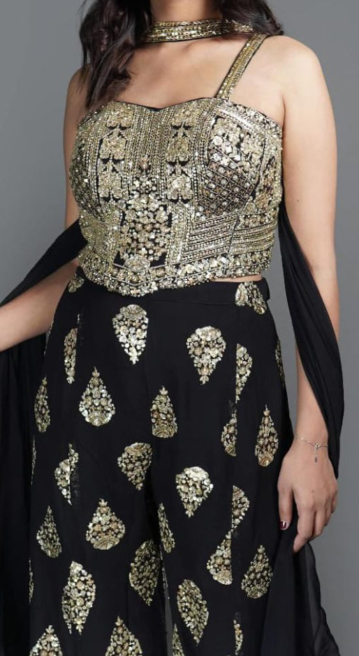 cordset croptop with plazo